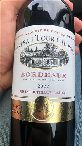 Bordeaux Château Tour Chapoux 2022