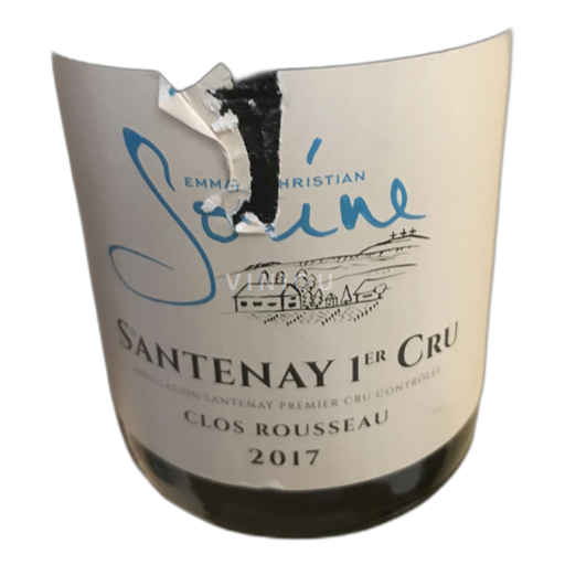 Bourgogne Santenay Emmanuel & Christian Sornin Clos Rousseau 1er cru 2017