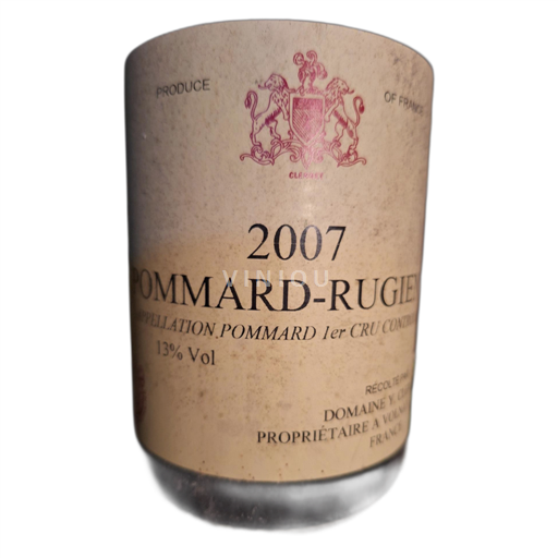 Bourgogne Ikke specificeret Domaine Y. Clergey Pommard-Rugien 2007