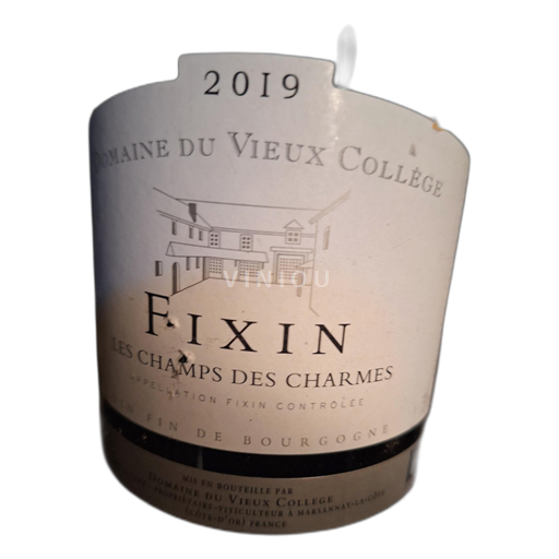 Bourgogne Fixin Domaine du Vieux Collège Les Champs des Charmes 2019