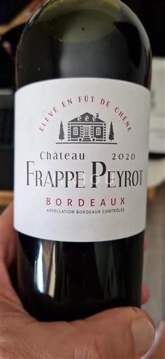 Bordeaux Château Frappe Peyrot 2020