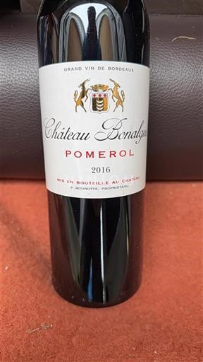Bordeaux Pomerol Château Bonalgue 2016