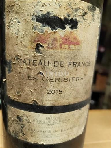 Bordeaux Côtes-de-Bordeaux Chateau de Francs Les Cerisiers 2015