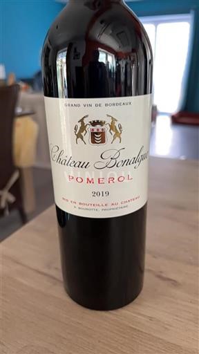 Bordeaux Pomerol Château Bonalgue 2019