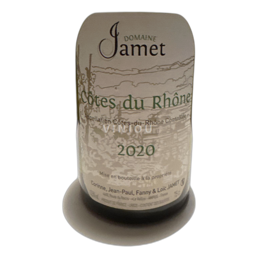 Vallée du Rhône Côtes-du-rhône Domaine Jamet 2020