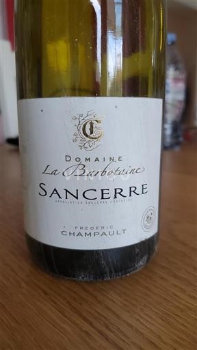 Vallée de la Loire Sancerre Domaine la barbotaine  Non Millésimé