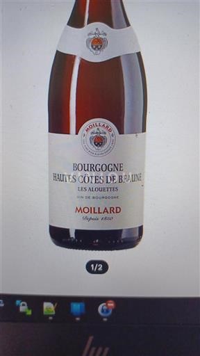 Bourgogne Hautes Côtes de Beaune Moillard Les Alouettes Ikke årgangsbestemt