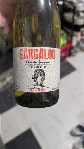 Sydvestfrankrig Côtes de Gascogne Gargalou 2019