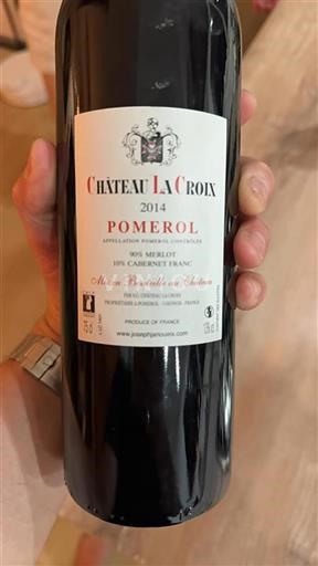 Burdeos Pomerol Château La Croix 2014