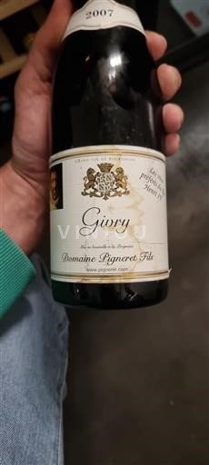 Borgogna Givry Domaine Pigneret Fils 2007