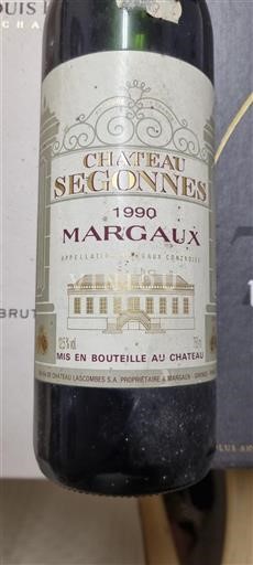 Bordeaux Margaux Château Segonnes 1990