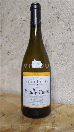 Bourgogne Pouilly-fuissé Domaine Romanin Lamure 2022