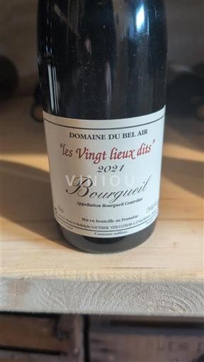 Valle della Loira Bourgueil Domaine du Bel Air Les Vingt lieux dits 2021
