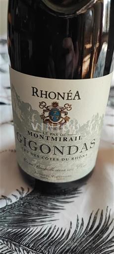 Vallée du Rhône Gigondas Rhonéa Le Pas de Montmirail Non Millésimé