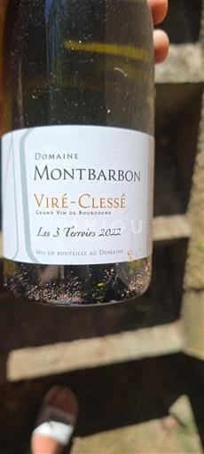 Bourgogne Viré-clessé Montbarbon Les 3 Terroirs 2022