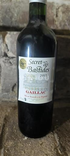 Sudoeste Gaillac Cave de Labastide de Lévis Secret des Bastides 2012