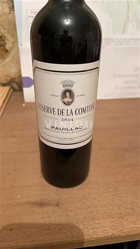 Bordeaux Pauillac Château Pichon Longueville Comtesse de Lalande Réserve de la Comtesse 2014