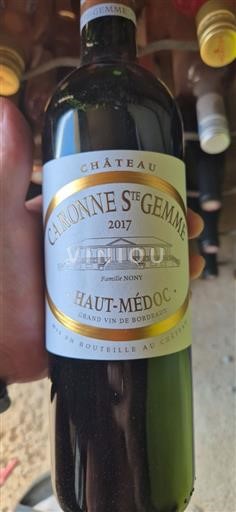 Bordeaux Haut-Médoc Château Caronne Ste Gemme 2017