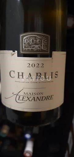 Burgund Chablis Maison Alexandre 2022