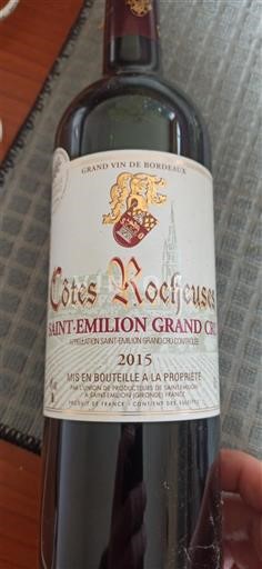 Bordeaux Saint-Émilion Grand Cru Côtes Rocheuses 2015