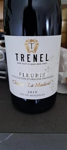 Beaujolais Fleurie Trenel Climat "La Madone" 2019