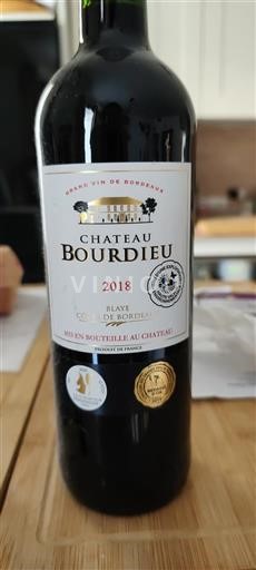 Bordeaux Blaye-côtes-de-bordeaux Chateau Bourdieu 2018