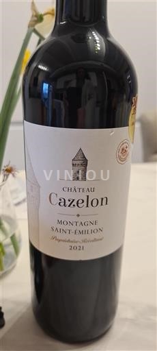 Bordéus Montagne-saint-émilion Château Cazelon 2021