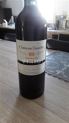 Bordeaux Pauillac Chateau Gaudin 2011