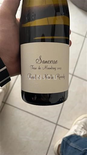 Vallée de la Loire Sancerre Pascal et Nicolas Reverdy Terre de Maimbray 2023