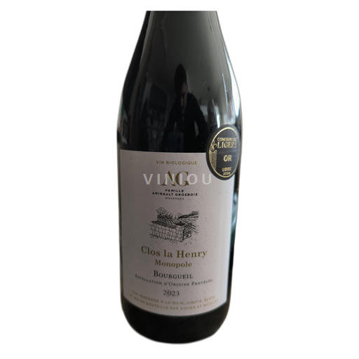 Loirevallei Bourgueil Clos la Henry AG 2023