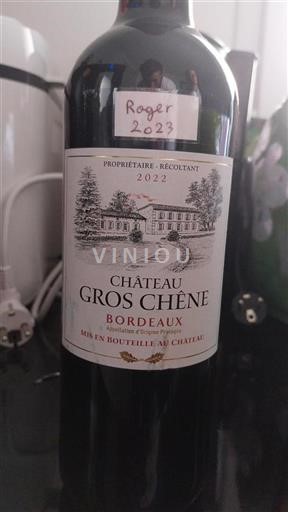Bordeaux Château Gros Chêne 2022
