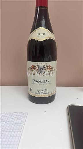 Beaujolais Brouilly Benoît Lafont 2020