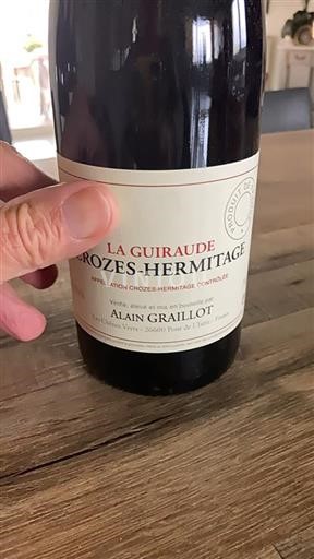 Valle del Ródano Crozes-Hermitage Alain Graillot La Guiraude 2022