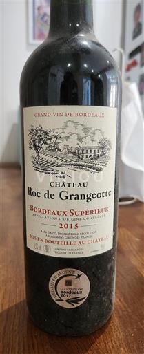 Bordeaux Bordeaux superiore Château Roc de Grangeotte 2015