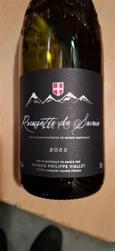 Savoie en Bugey Roussette de Savoie Maison Philippe Viallet 2022