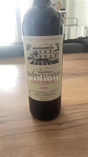 Bordeaux Saint-Émilion Château Graves d'Arthus 2020