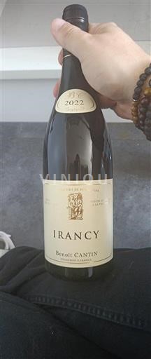 Bourgogne Irancy Benoît Cantin 2022