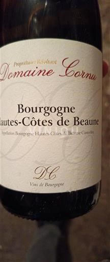 Bourgogne Ospecificerad Domaine Cornu 2022