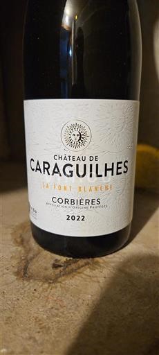 Linguadoca Corbières Château de Caraguilhes La Font Blanche 2022