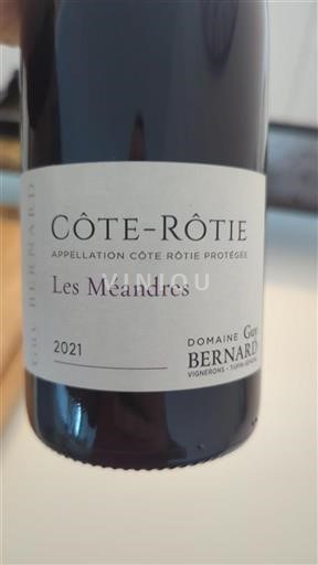 Rhônedalen Côte-rôtie Domaine Guy Bernard Les Méandres 2021