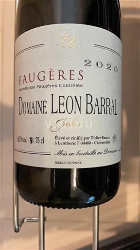 Languedoc Faugères Domaine Leon Barral Jadis 2020