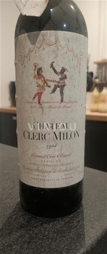 Burdeos Pauillac Chateau Clerc Milon 1994