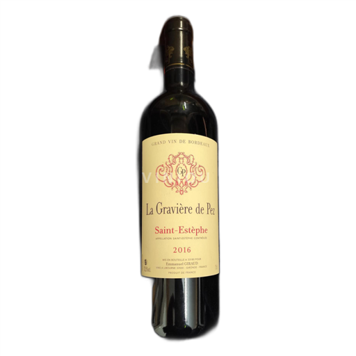 Bordeaux Saint-Estèphe La Gravière de Pez 2016