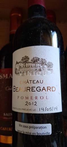 Bordeaux Pomerol Château Beauregard 2012