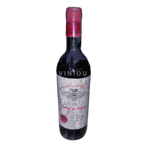 Bordeaux Lalande-de-pomerol jean pierre pauty 1973