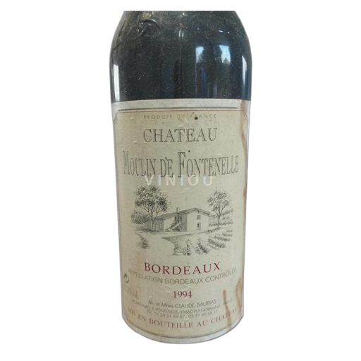 Bordeaux Chateau Moulin de Fontenelle 1994