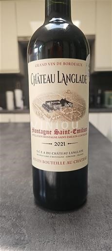 Bordeaux Montagne-saint-émilion Château Langlade 2021