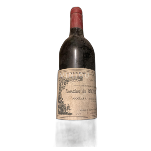 Vin Rouge sec Domaine Bouchon 1991 France Bordeaux