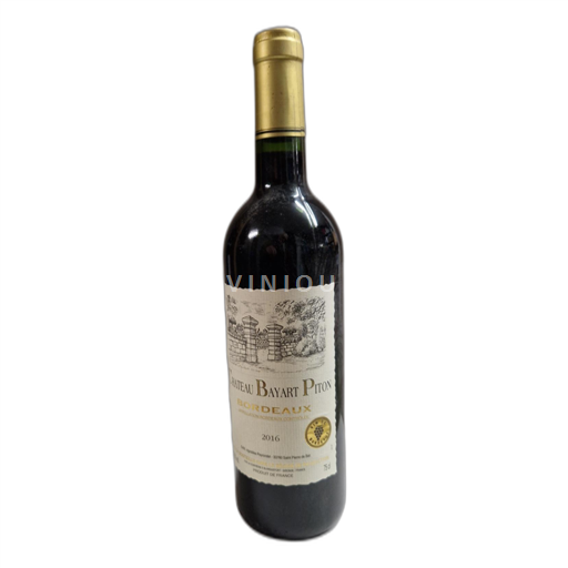 Bordeaux Chateau Bayart Piton 2016