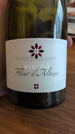 Savoie og Bugey Roussette de Savoie Fleur d'Altesse 2022